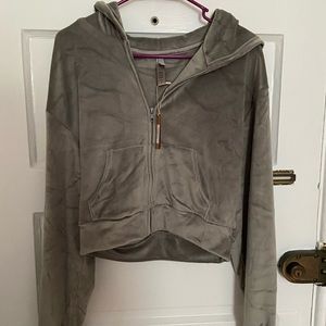 SKIMS Velour Crop Hoodie